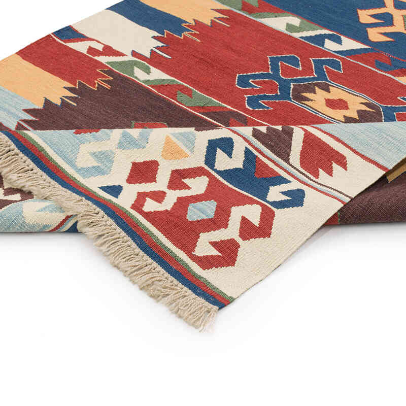 Nueva Alfombra Turca Kilim - 124 cm x 190 cm - K0072823