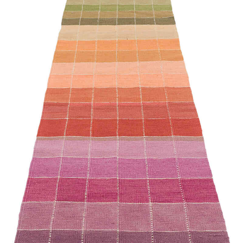 Yeni Kök Boya El Dokuma Yolluk Kilim - 60 cm x 390 cm - K0072826