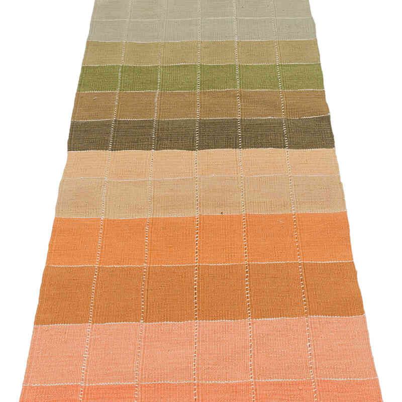 Yeni Kök Boya El Dokuma Yolluk Kilim - 60 cm x 390 cm - K0072826