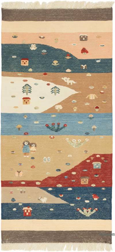 Nueva Alfombra Turca Kilim - 95 cm x 200 cm
