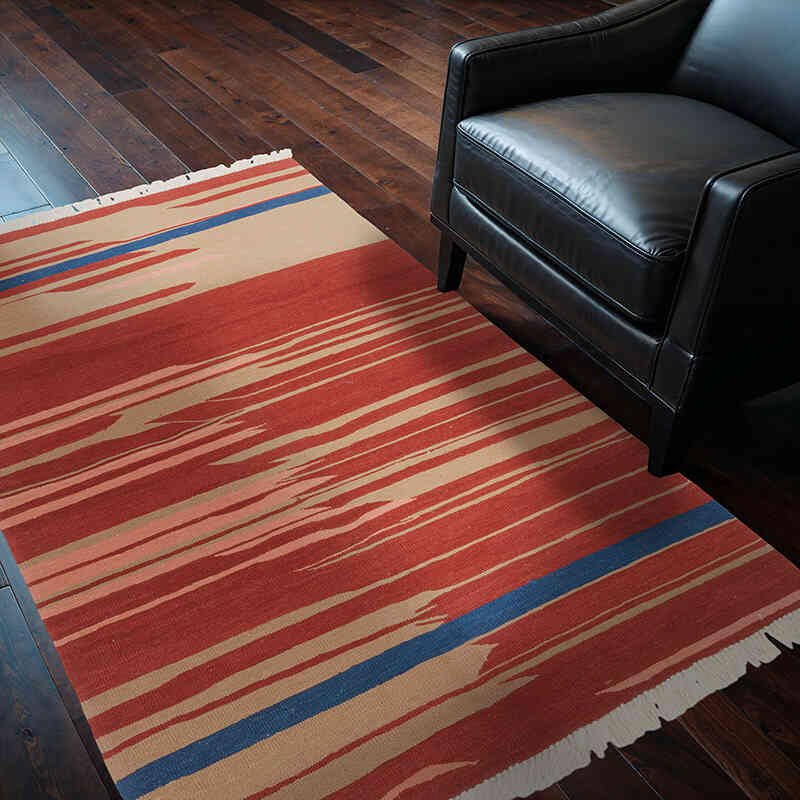 Yeni Kök Boya El Dokuma Kilim - 127 cm x 176 cm - K0072832