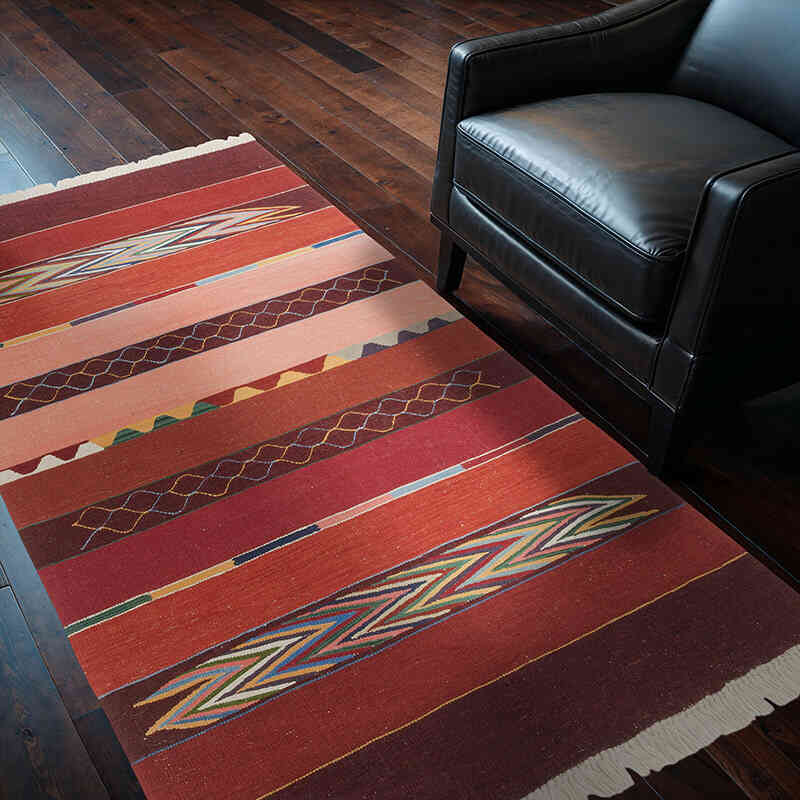 Nueva Alfombra Turca Kilim - 123 cm x 198 cm - K0072833