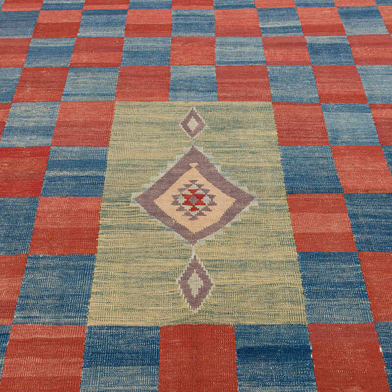 New Handwoven Turkish Kilim Rug - 6' 3" x 8'  (75" x 96") - K0072838