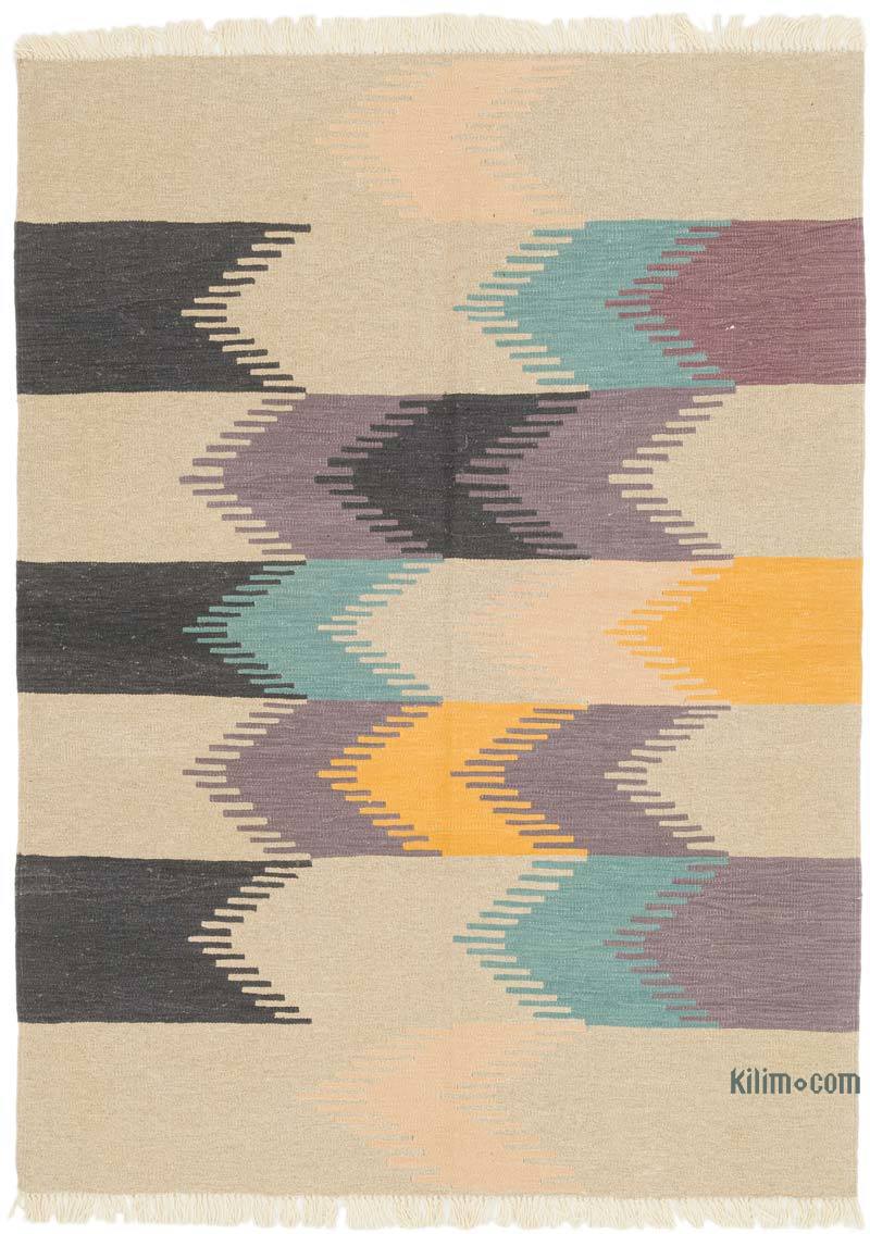 Nueva Alfombra Turca Kilim - 151 cm x 203 cm - K0072840