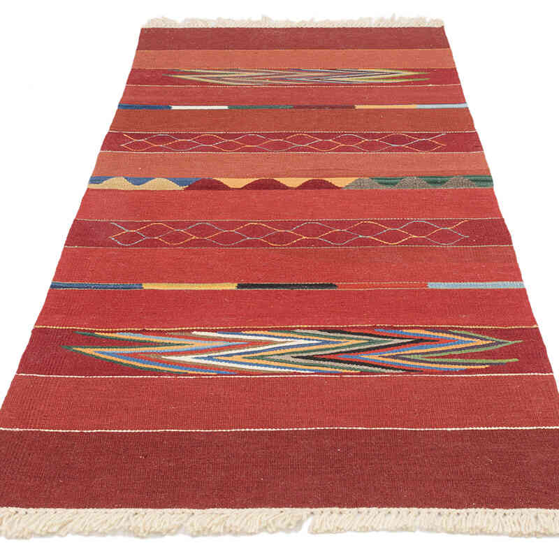 Yeni Kök Boya El Dokuma Yolluk Kilim - 84 cm x 200 cm - K0072845