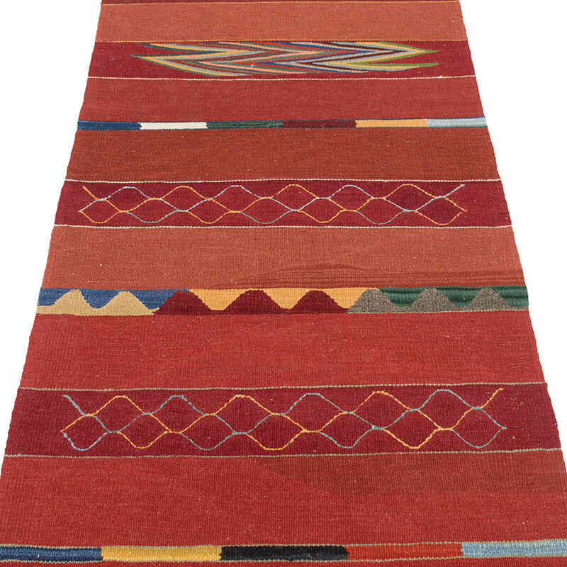 Yeni Kök Boya El Dokuma Yolluk Kilim - 84 cm x 200 cm - K0072845