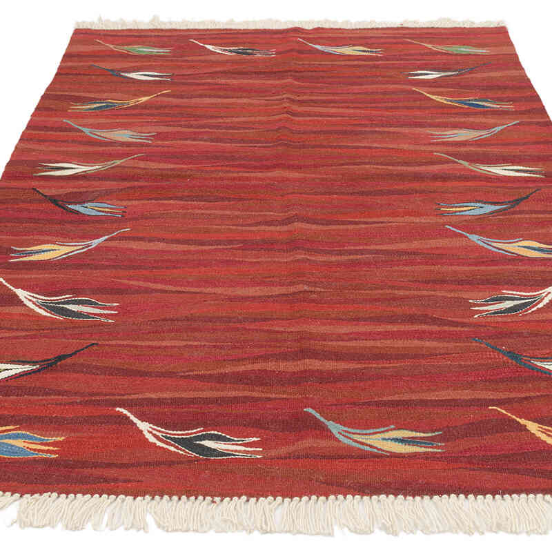 Nueva Alfombra Turca Kilim - 122 cm x 180 cm - K0072848