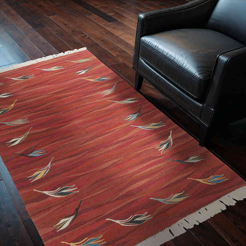 Nueva Alfombra Turca Kilim - 122 cm x 180 cm - K0072848