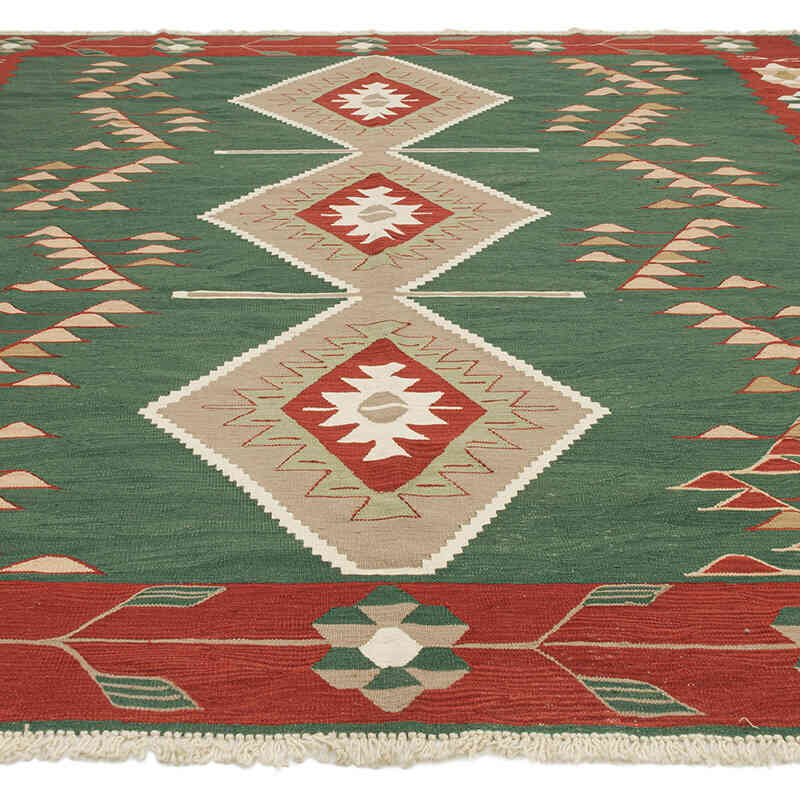 Yeni Kök Boya El Dokuma Kilim - 282 cm x 310 cm - K0072849