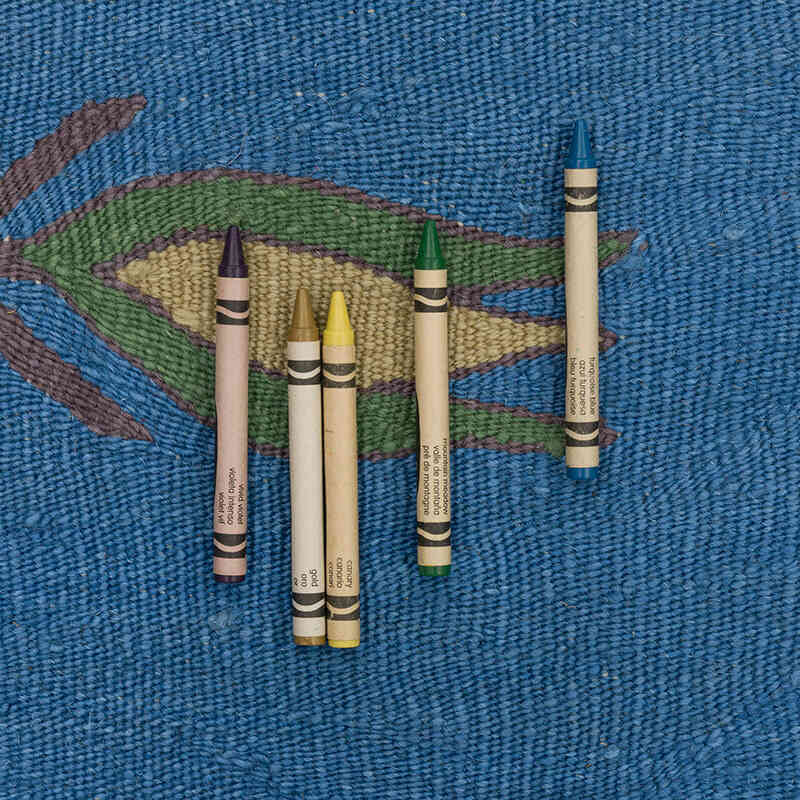 New Handwoven Turkish Kilim Rug - 5' 1" x 6' 9" (61" x 81") - K0072851