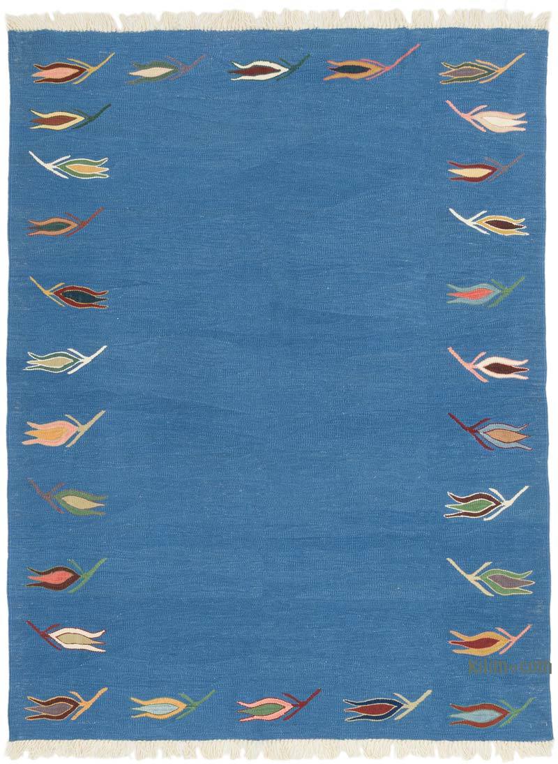 New Handwoven Turkish Kilim Rug - 5' 1" x 6' 9" (61" x 81") - K0072851