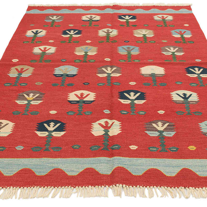 Yeni Kök Boya El Dokuma Kilim - 120 cm x 185 cm - K0072852