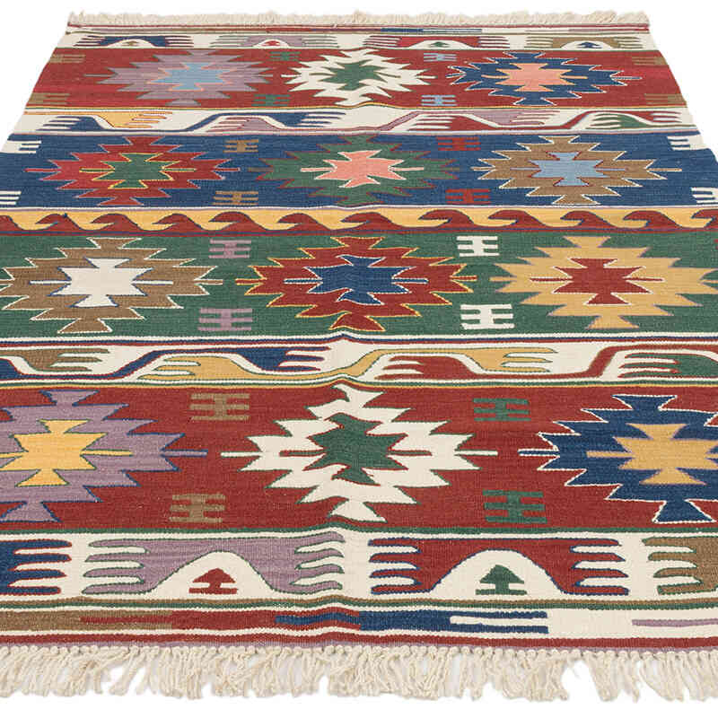 Yeni Kök Boya El Dokuma Kilim - 125 cm x 185 cm - K0072853