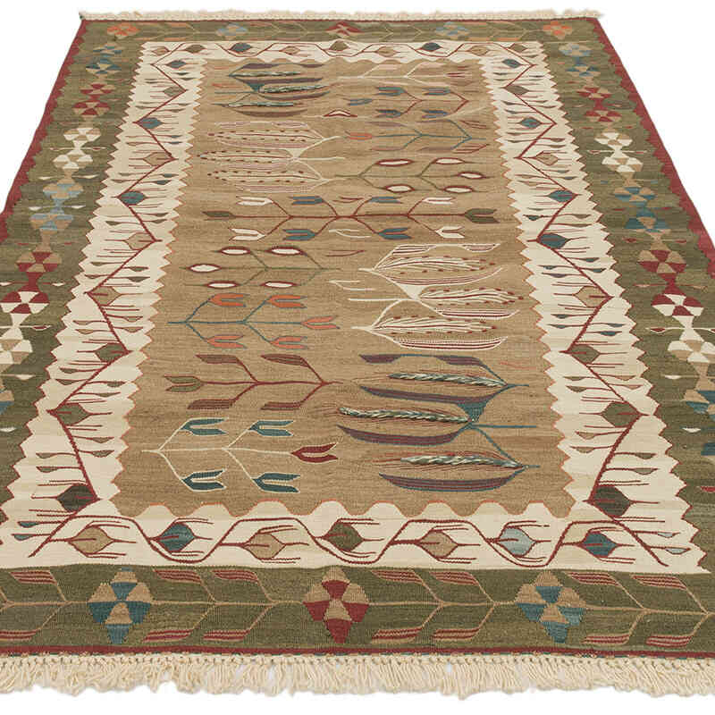 Nueva Alfombra Turca Kilim - 115 cm x 170 cm - K0072854