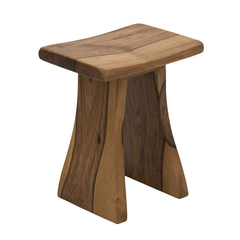 Japanese Style Walnut Stool - K0072855