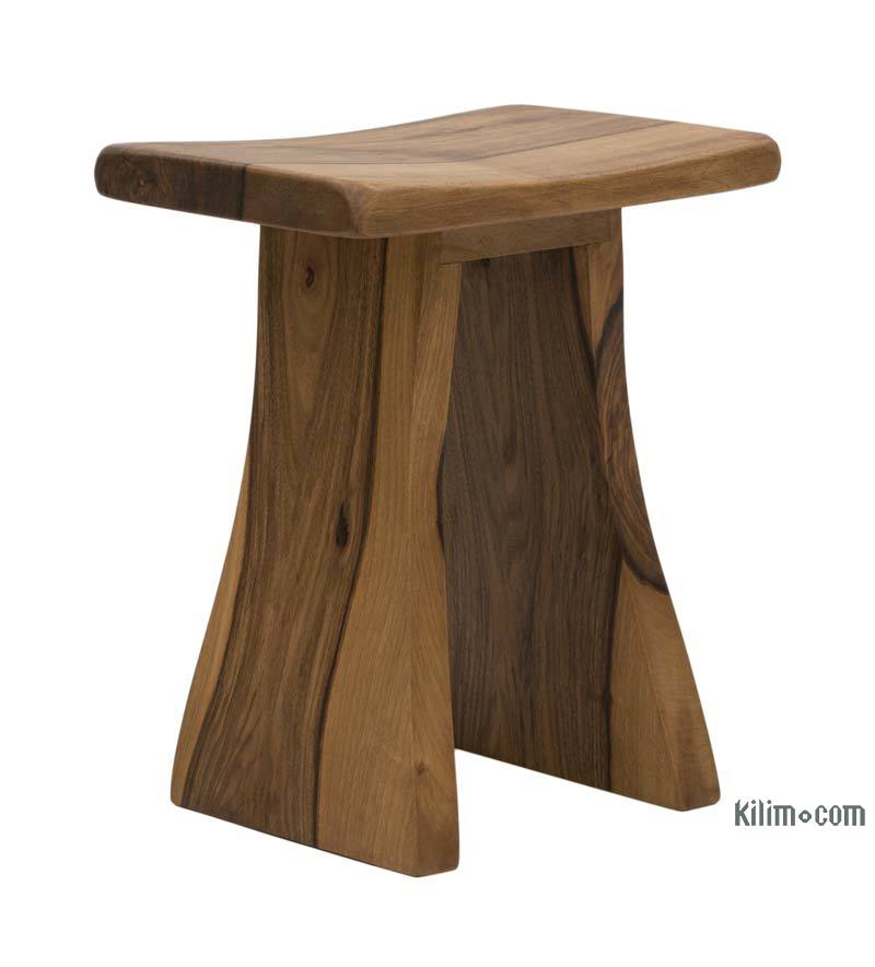 Japanese Style Walnut Stool - K0072855