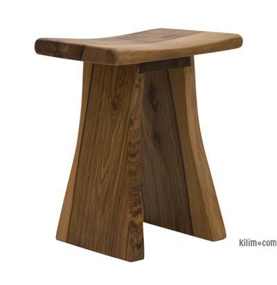 Japanese Style Walnut Stool