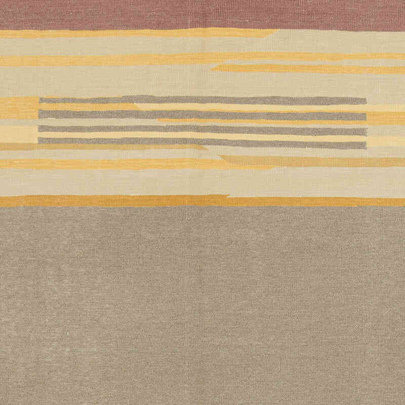 New Handwoven Turkish Kilim Rug - 6' 10" x 10' 2" (82" x 122") - K0072858