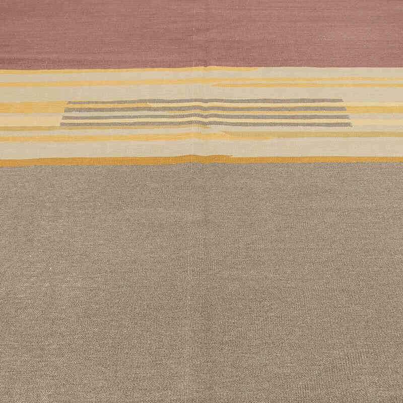 New Handwoven Turkish Kilim Rug - 6' 10" x 10' 2" (82" x 122") - K0072858