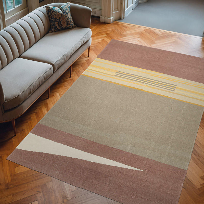 New Handwoven Turkish Kilim Rug - 6' 10" x 10' 2" (82" x 122") - K0072858