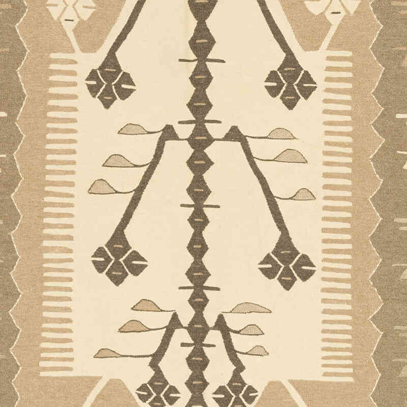 New Handwoven Turkish Kilim Rug - 6'  x 7' 9" (72" x 93") - K0072860