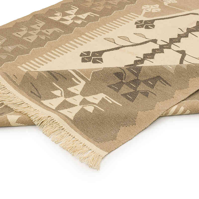 New Handwoven Turkish Kilim Rug - 6'  x 7' 9" (72" x 93") - K0072860