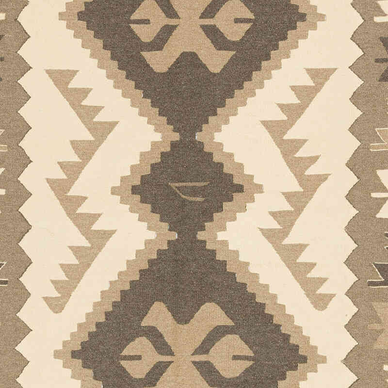 New Handwoven Turkish Kilim Rug - 6' 1" x 7' 3" (73" x 87") - K0072862