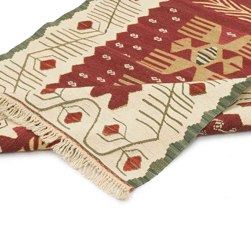 Yeni Kök Boya El Dokuma Kilim - 93 cm x 131 cm - K0072865