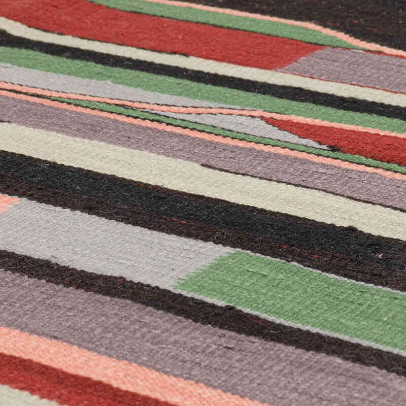 New Handwoven Turkish Kilim Rug - 6' 3" x 7' 7" (75" x 91") - K0072867