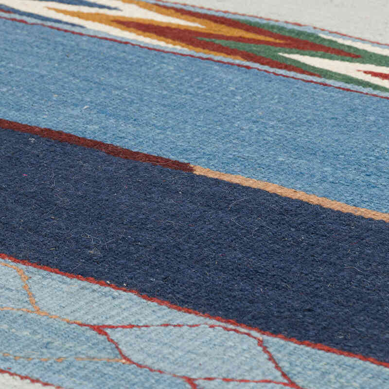 New Handwoven Turkish Kilim Runner - 3' 1" x 6' 11" (37" x 83") - K0072868
