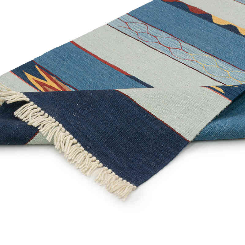 New Handwoven Turkish Kilim Runner - 3' 1" x 6' 11" (37" x 83") - K0072868