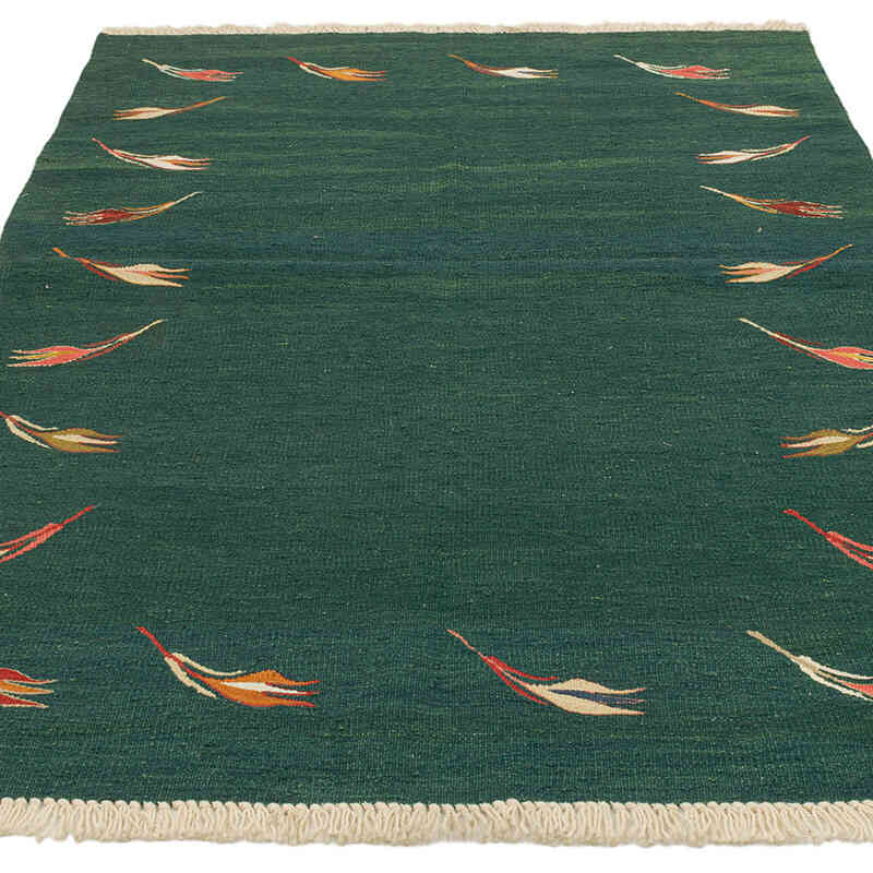 Nueva Alfombra Turca Kilim - 123 cm x 182 cm - K0072869