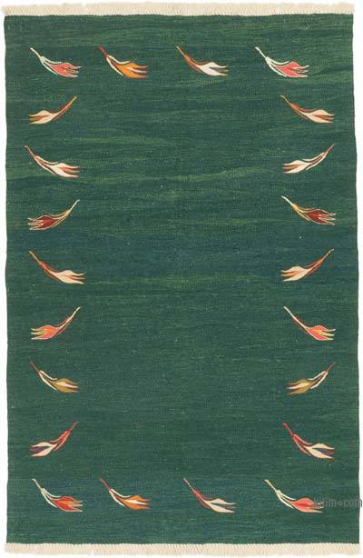 New Handwoven Turkish Kilim Rug - 4'  x 6'  (48" x 72")