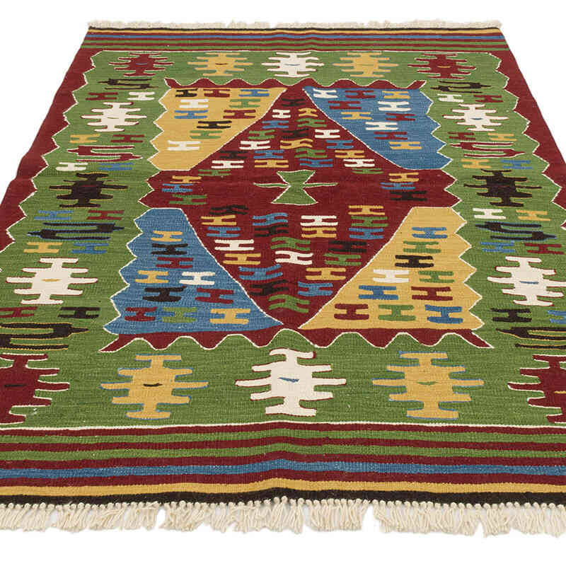 Yeni Kök Boya El Dokuma Kilim - 126 cm x 172 cm - K0072871