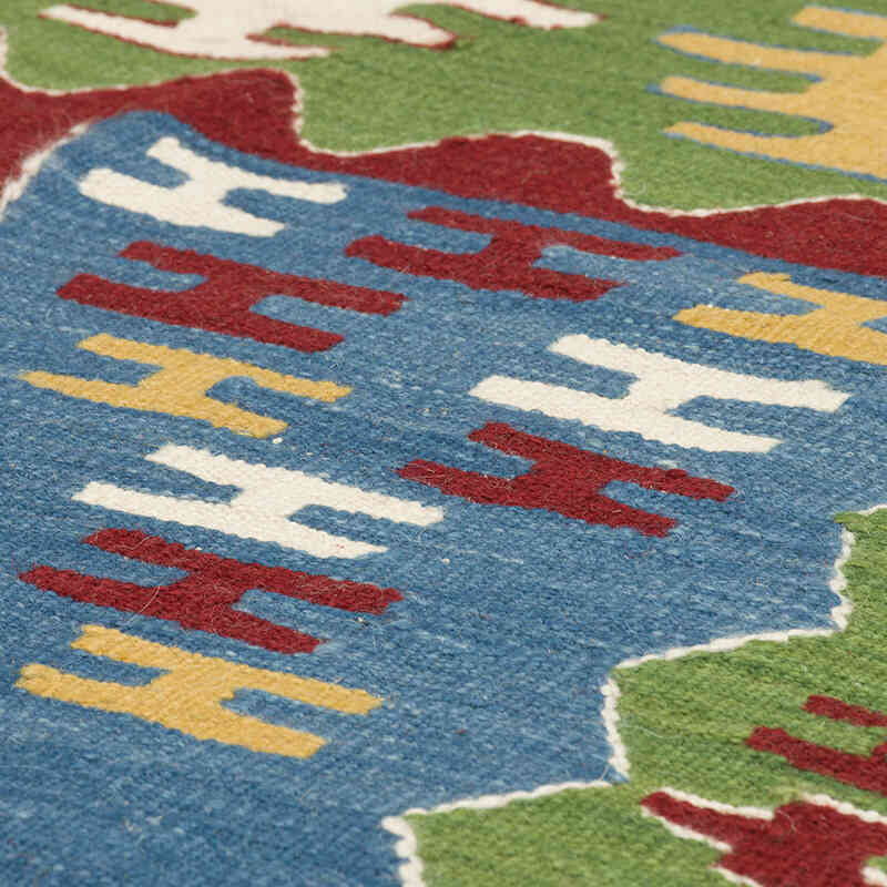 Yeni Kök Boya El Dokuma Kilim - 126 cm x 172 cm - K0072871