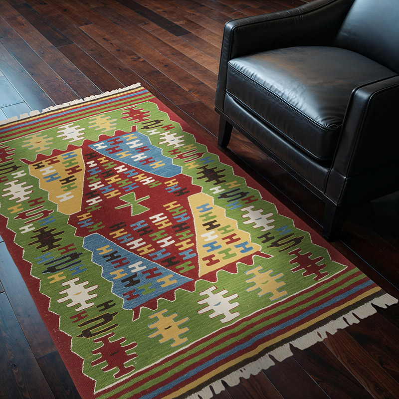Yeni Kök Boya El Dokuma Kilim - 126 cm x 172 cm - K0072871