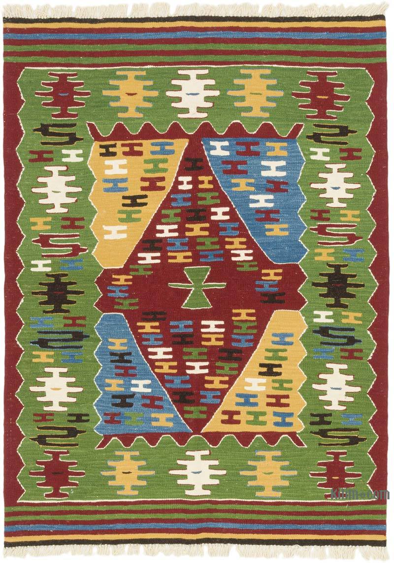 Yeni Kök Boya El Dokuma Kilim - 126 cm x 172 cm - K0072871