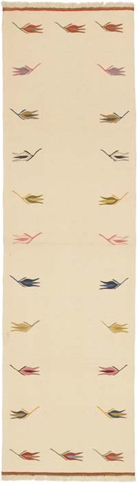 Yeni Kök Boya El Dokuma Yolluk Kilim - 85 cm x 300 cm