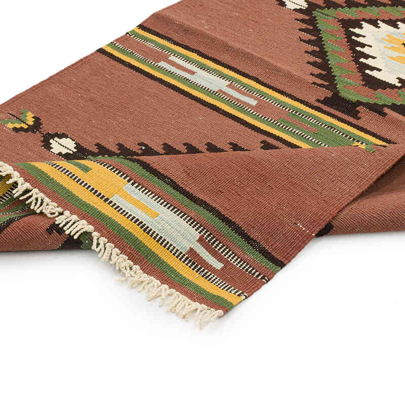 Yeni Kök Boya El Dokuma Yolluk Kilim - 85 cm x 303 cm - K0072875