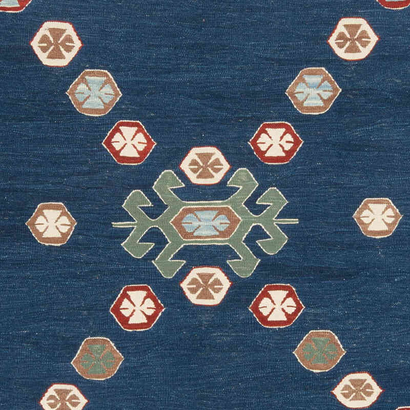 New Handwoven Turkish Kilim Rug - 5' 11" x 8' 2" (71" x 98") - K0072876
