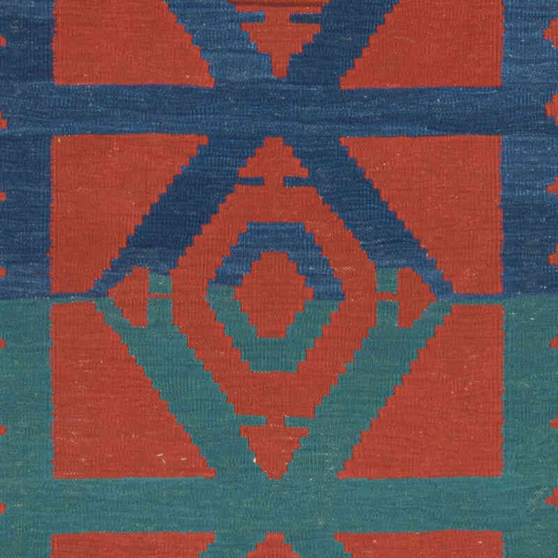 New Handwoven Turkish Kilim Runner - 3' 2" x 9' 7" (38" x 115") - K0072877