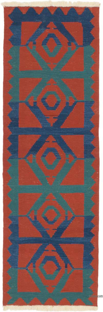 Yeni Kök Boya El Dokuma Yolluk Kilim - 96 cm x 293 cm