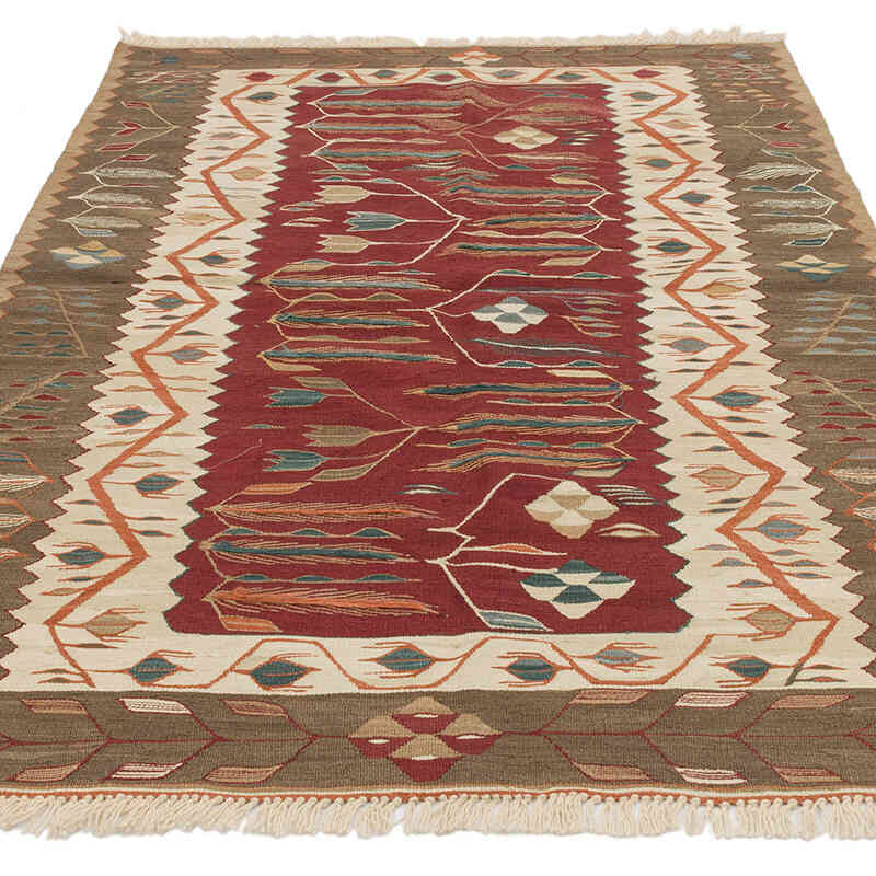 Yeni Kök Boya El Dokuma Kilim - 118 cm x 172 cm - K0072878