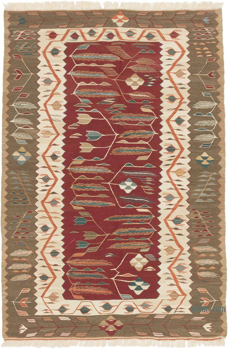 Yeni Kök Boya El Dokuma Kilim - 118 cm x 172 cm - K0072878