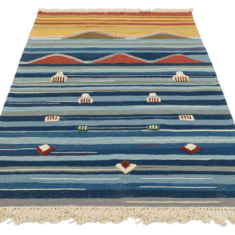 Nueva Alfombra Turca Kilim - 98 cm x 155 cm - K0072881