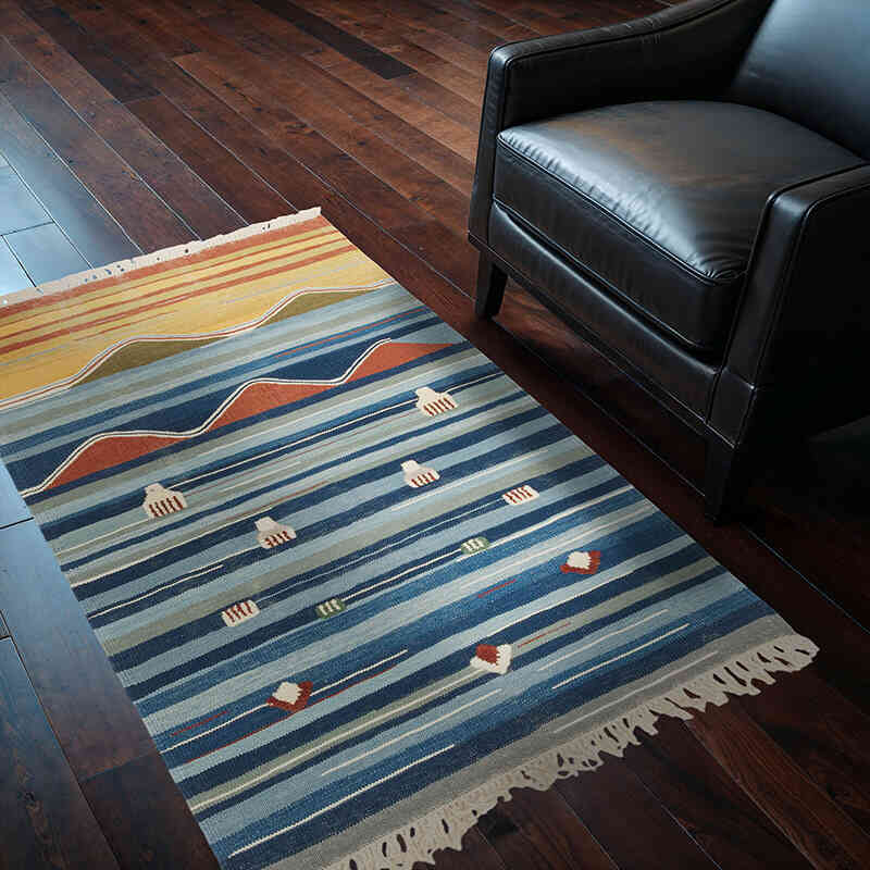 Nueva Alfombra Turca Kilim - 98 cm x 155 cm - K0072881