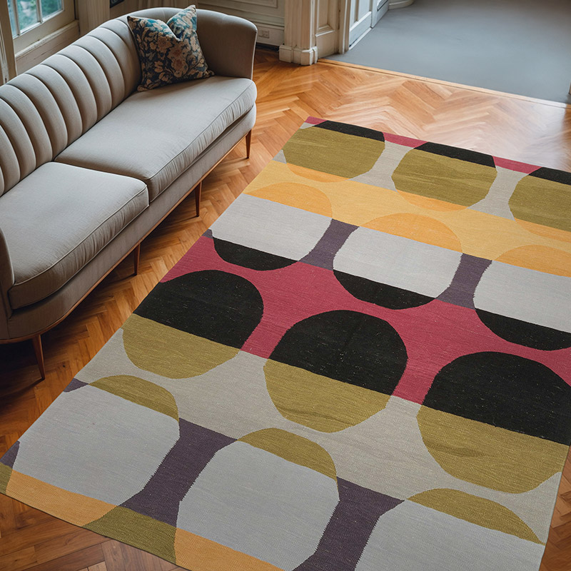 Nueva Alfombra Turca Kilim - 200 cm x 275 cm - K0072883