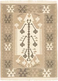 Yeni Kök Boya El Dokuma Kilim - 180 cm x 237 cm