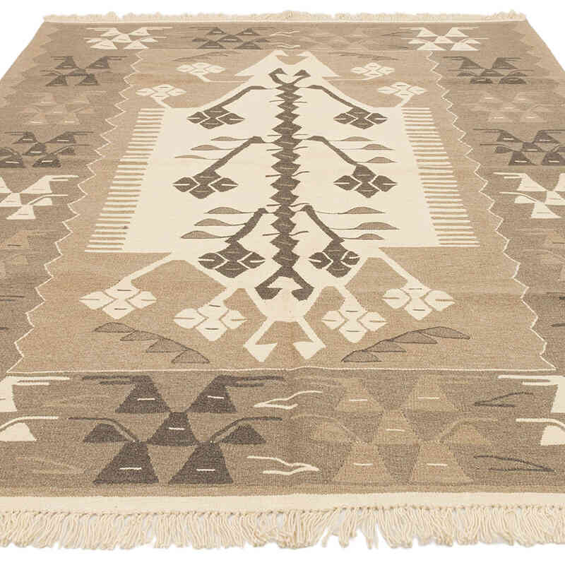 Nueva Alfombra Turca Kilim - 180 cm x 237 cm - K0072885