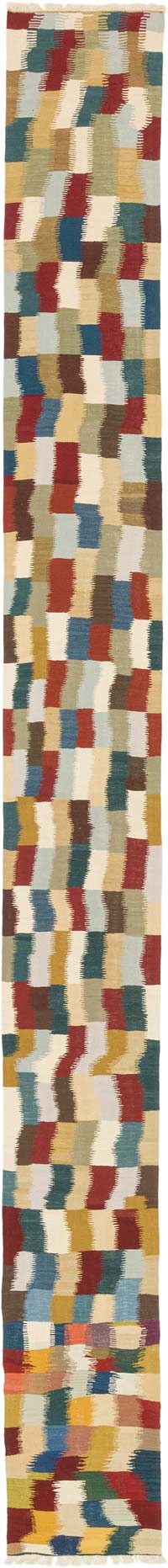 Yeni Kök Boya El Dokuma Yolluk Kilim - 77 cm x 767 cm
